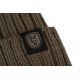 Fox Heavy Knit Bobble Hat - Olive