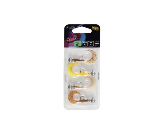 Fox Rage Ultra UV Micro Grub Loaded Lure Pack- 4cm Mixed