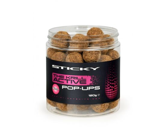 Sticky Bait Krill Active Pop Ups - 16mm