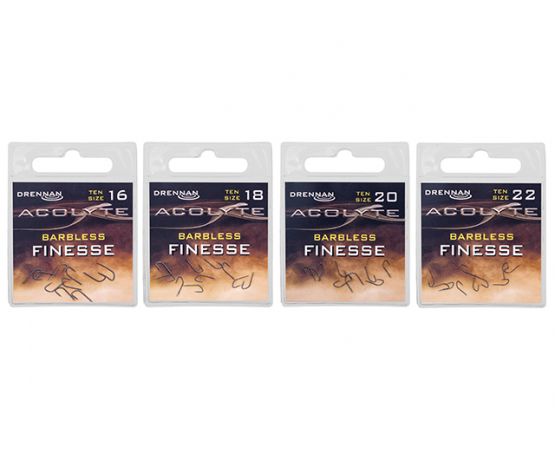 Drennan Acolyte Finesse Spade End Hooks - Barbless