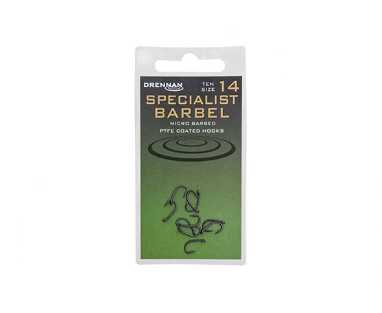 Drennan Super Specialist Barbel Hooks - Barbed