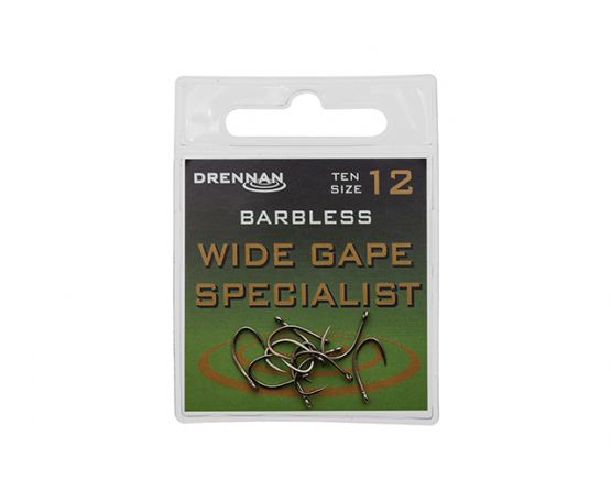 Drennan Wide Gape Specialist Hook - Barbless