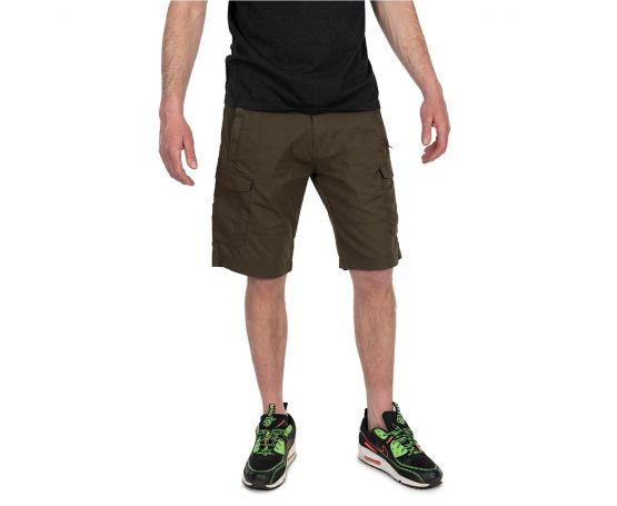 Fox Collection LW Cargo Shorts Green & Black