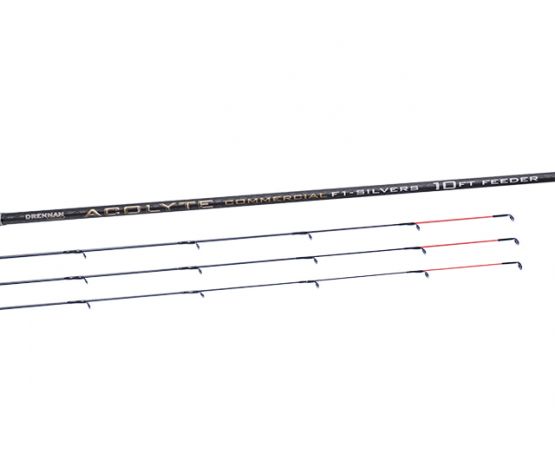 Drennan Acolyte Commercial F1 & Silvers Feeder Rod - 10'