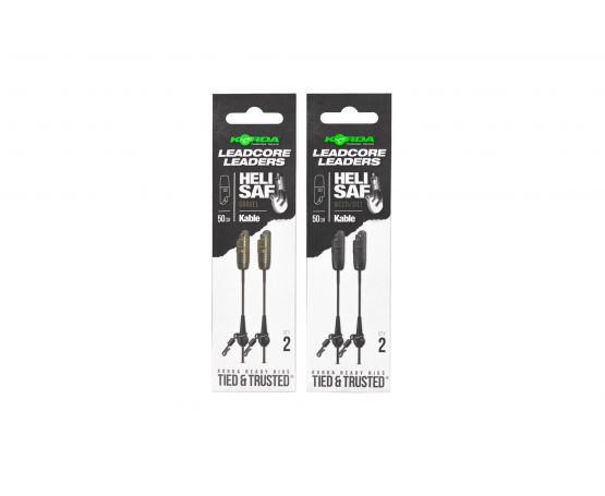 Korda Kable Leadcore Leader with Heli Safe - 50cm