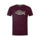 Korda Outline Tee Dark Burgundy