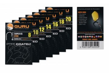 Guru Super XS Eyed Hooks - Barbless