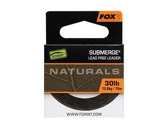 Fox Edges Naturals Submerge Lead Free Leader