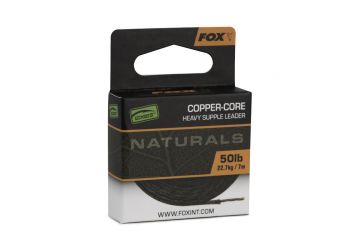 Fox Edges Naturals Copper Core Leader - 7m