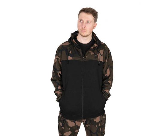 Fox LW Black/Camo Zip Hoody