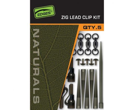 Fox Edges Naturals Zig Lead Clip Kit