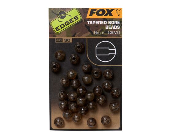 Fox Edges Camo Tapered Bore Beads