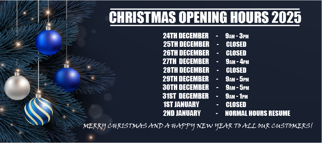 Christmas 2025 opening times